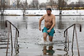 Epiphany on Lake Telbin in Kyiv