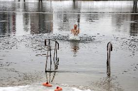 Epiphany on Lake Telbin in Kyiv