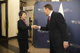 Japanese FM Visits Poland After Surprise Visit To Kyiv