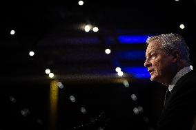 Bruno Le Maire Addresses His New Year's Wishes - Paris