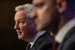 Bruno Le Maire Addresses His New Year's Wishes - Paris