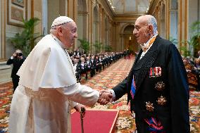 Pope Francis Greets The Diplomatic Corps Accredited To Holy See - Vatican