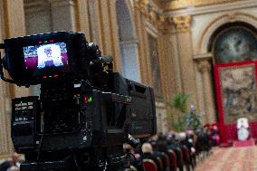 Pope Francis Greets The Diplomatic Corps Accredited To Holy See - Vatican