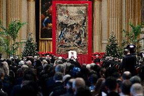 Pope Francis Greets The Diplomatic Corps Accredited To Holy See - Vatican