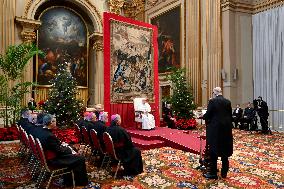 Pope Francis Greets The Diplomatic Corps Accredited To Holy See - Vatican