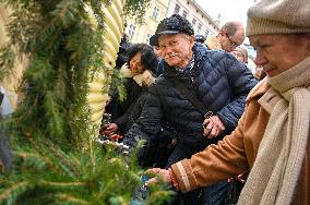 Blessing of water in Lviv