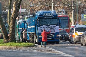 Nationwide German Farmers Protest In Cologne