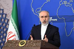 IRAN-TEHRAN-FOREIGN MINISTRY-PRESS CONFERENCE