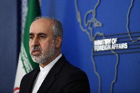 IRAN-TEHRAN-FOREIGN MINISTRY-PRESS CONFERENCE