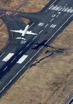 Affected runway reopens at Haneda airport