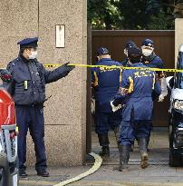 Fire at late Japan PM Tanaka's residence