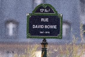 David Bowie Street Sign