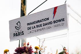 David Bowie Street Sign