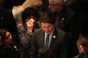 Justin Trudeau At Victims Of Ukraine Airlines Flight PS752 Ceremony - Richmond Hill