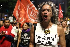 Pro-democracy Act In Sao Paulo, Brazil
