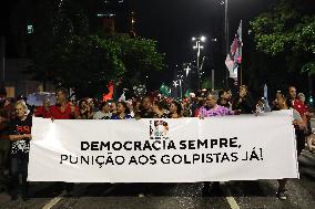 Pro-democracy Act In Sao Paulo, Brazil