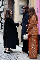 Queen Letizia At APPRAMP Headquarters - Madrid