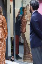 Queen Letizia At APPRAMP Headquarters - Madrid