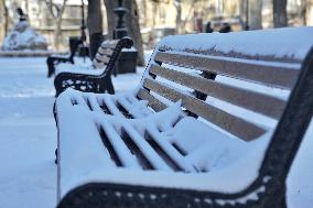 Odesa in snow