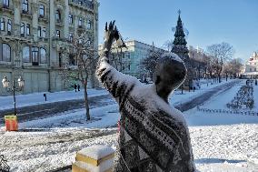 Odesa in snow