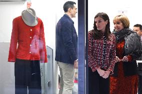 Queen Letizia Visits The APRAMP Headquarters - Madrid