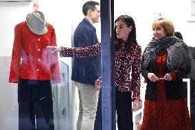 Queen Letizia Visits The APRAMP Headquarters - Madrid