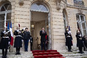 Handover Ceremony At Hotel De Matignon - Paris