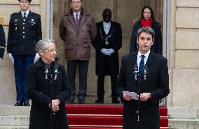 Handover Ceremony At Hotel De Matignon - Paris