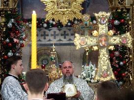 Divine liturgy in Kyiv on Epiphany