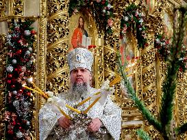 Divine liturgy in Kyiv on Epiphany