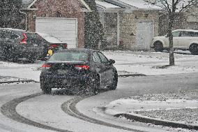 Toronto Gets Hit By Winter Snowstorm