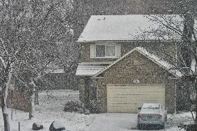 Toronto Gets Hit By Winter Snowstorm