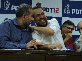 Guilherme Boulos receives support from PDT
