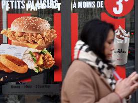 Illustration Restaurant Fast Food - Paris