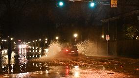 Storm Hits Hampton Roads, Flooding In Norfolk