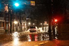 Storm Hits Hampton Roads, Flooding In Norfolk