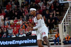 Basketball Euroligue - AS Monaco and Baskona Vitoria-Gasteiz