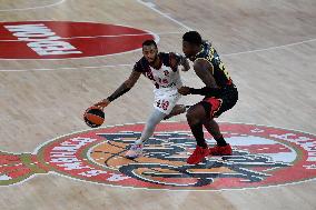 Basketball Euroligue - AS Monaco and Baskona Vitoria-Gasteiz