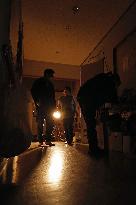 Aftermath of strong quake in central Japan