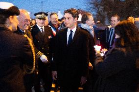 First Visit Of New French Prime Minister Gabriel Attal - Pas De Calais