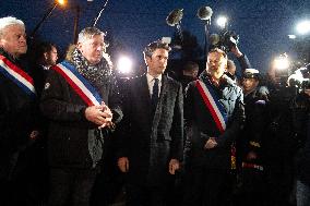 First Visit Of New French Prime Minister Gabriel Attal - Pas De Calais