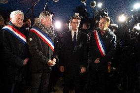 First Visit Of New French Prime Minister Gabriel Attal - Pas De Calais