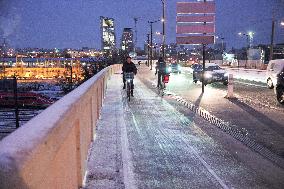 A Severe Cold Hits France