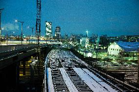 A Severe Cold Hits France