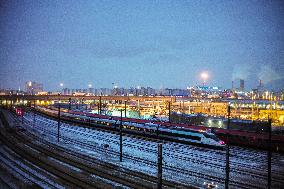 A Severe Cold Hits France