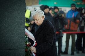Smolensk Air Disaster Commemoration In Warsaw