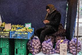Farmers market in Kyiv