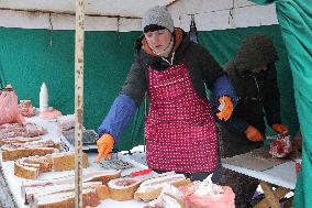 Farmers market in Kyiv