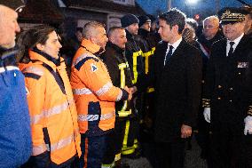 Protection Civile Deal With Flood Damage - Pas-De-Calais