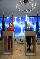 Dutch Foreign Minister Hanke Bruins Slot visits Helsinki